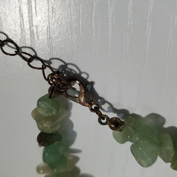 ⛔️SOLD⛔️ Jade Necklace With Extender - Picture 4 of 4